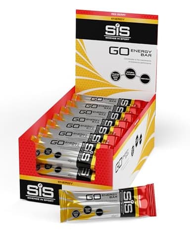 Science in Sport GO Barrette energetiche Mini 40g 30er Pack Rosso Frutti di Bosco - Vegan, Barrette di carboidrati deliziose con 25g di carboidrati, Ideali fornitori di energia