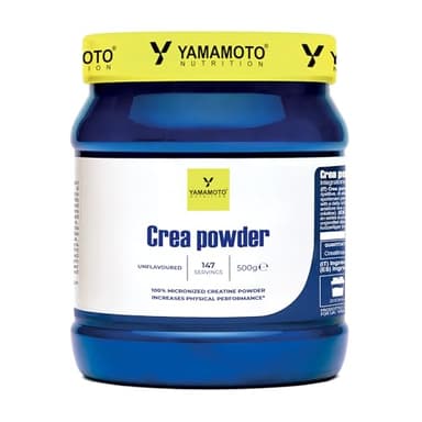 YAMAMOTO NUTRITION, CreaPOWDER 500 gr, Integratore Alimentare di Creatina Monoidrato in Polvere, Integratore per Sportivi Aumenta le Prestazioni Fisiche, Gusto Neutro