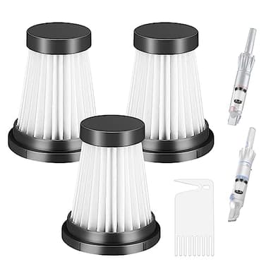 Fixbetter 3 pezzi filtro HEPA per MOOSOO K12, K12 Pro, K13 aspirapolvere cordless, per Genius Invictus One 1.0 X7, 2.0 Filtri di ricambio per aspirapolvere domestico Cleaning Sweeper
