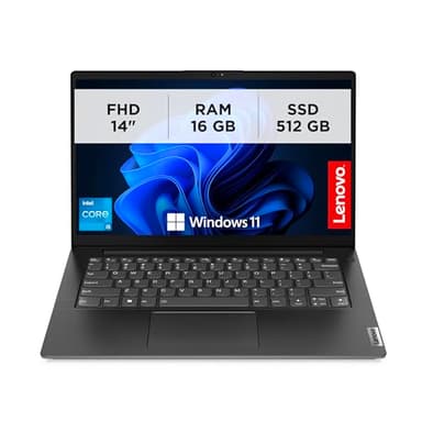 Lenovo - Notebook 15.6 Pollici V15 G4 IRU, Pc Portatile Professionale Windows 11 Pro, Intel Core I5-13420H, Ram 16GB DDR4, 512GB SSD NVMe - Laptop Grafica Intel UHD, Computer Audio Dolby, Schermo FHD
