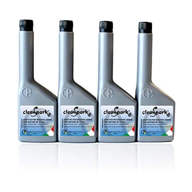 CleanSpark BF Additivo per Benzina per Motori Bi-Fuel (Benzina/metano e Benzina/GPL) 500 ML - 4 flaconi da 125 ml
