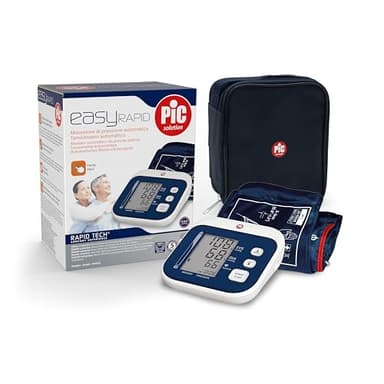 Pic Solution Misuratore Pressione Easyrapid Sfigmomanometro, Bianco e Blu