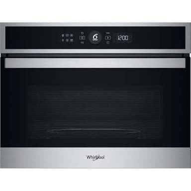 Whirlpool WMW47HMXI Forno a Microonde da Incasso Combinato con Grill, 40 Litri, 900 Watt, 60 cm, Funzione Crisp, Tecnologia 6° Senso, JetDefrost 3D, colore Nero e Acciaio Inox