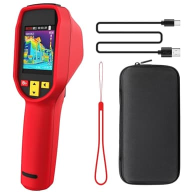 BSIDE Termocamera Portatile 240x240 Risoluzione Termocamera Infrarossi 25Hz -20 a 550℃ Telecamera Termica Ricaricabile con 15 Palette Colori per Perdite Acqua HVAC Elettronica Edilizia Automotive