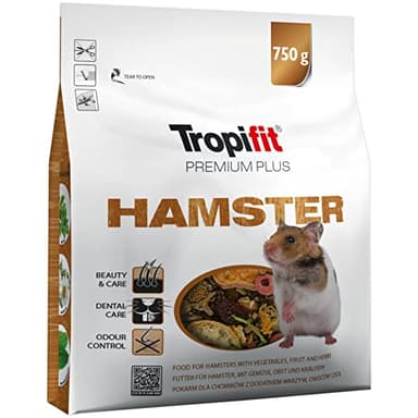 HAMSTER PREMIUM PLUS 750g - Mangime per criceti con verdura, frutta ed erbe