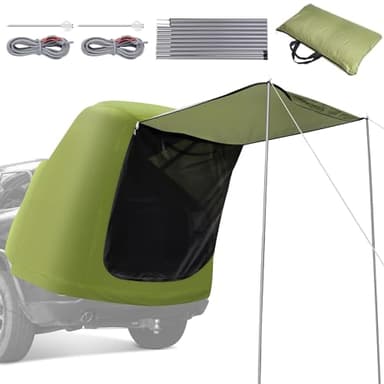 TOOSOAR Tenda Universale per SUV Portellone Posteriore Auto - Impermeabile, con Barra di Supporto - Compatibile con Fiat 500X, Renault Captur, Volkswagen T-Roc ecc