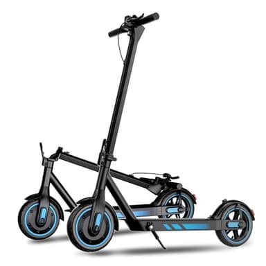 Monopattino Elettrico, Pneumatici ad Aria da 10", Autonomia fino a 38KM, Motore da 500W e Velocità Massima di 25KM/H, Monopattino Elettrico con Sistema di Controllo di Crociera e Freni a Tamburo