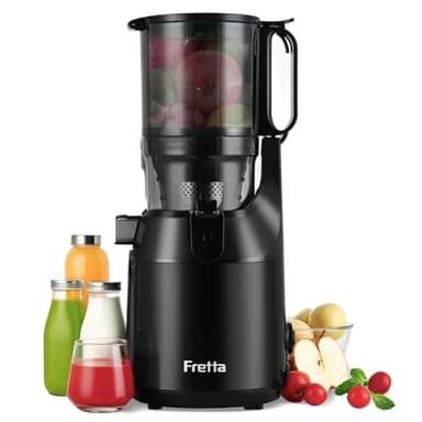 Estrattore Frutta e Verdura,Fretta Estrattore di succo con apertura di 135mm,Capacità 1,8L Adatta a Frutta e Verdure,Facile pulito,Senza BPA