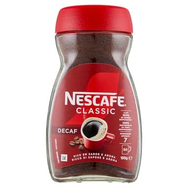 NESCAFÉ Classic Decaf Caffè Solubile Decaffeinato Barattolo 100g