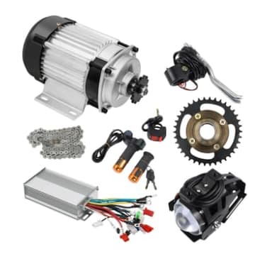 Kit motore elettrico senza spazzole DC 750 W 48 V Brushless Motor Kit con faro LED 22 km/h motore elettrico per triciclo