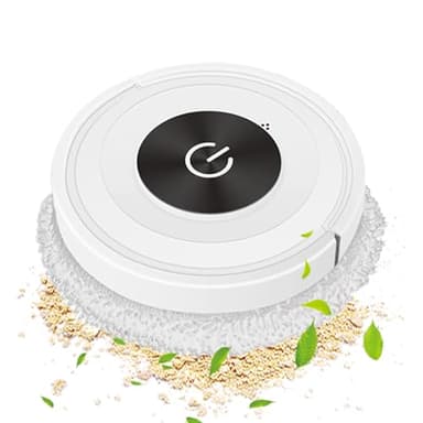 Generico Robot Lavapavimenti - 2 in 1 Aspirapolvere Automatico per Pavimenti Casa,Dispositivo Robotizzato Per Aspirazione E Lavaggio Pavimenti Moquette Parquet Soggiorno Camera Da Letto Cucina