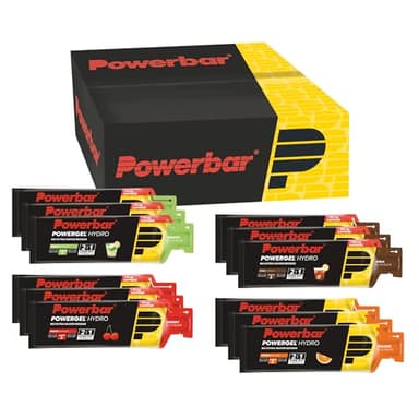 Powerbar PowerGel Hydro Multiflavourbox 12x67ml - Gel energetico ad alto contenuto di carboidrati + Sodio