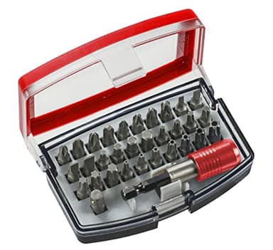 KWB GERMANY GMBH 118490 - Scatola di Punte con Punte da 32 pezzi, Aciaio al Cromo Vanadio