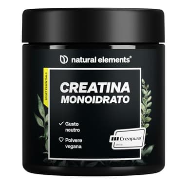 Creatina Monoidrato in Polvere - Materia prima di marca Creapure® - 147 porzioni (500 g) - Ultrafine: Mesh Factor 200 - Insapore e vegan - Polvere Pura senza Additivi Superflui - Prodotta in Germania