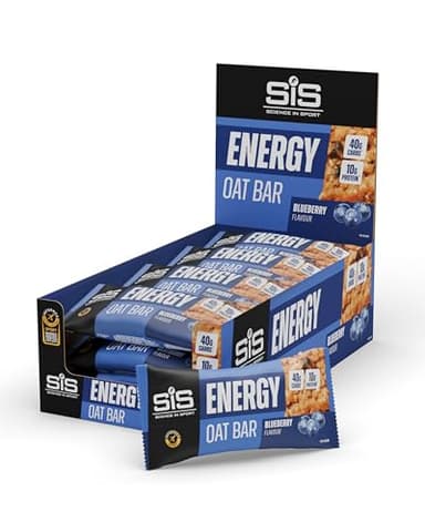 Science in Sport Barretta Energetica all’Avena 70g 12 Pezzi Mirtillo – Con 40g di carboidrati e 10g di proteine, snack gustoso per l’allenamento