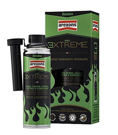 Arexons Additivo Pro Extreme Benzina, 325 ml, Adatto per Tutti Motori Benzina, 3 Volte Più Concentrato, Rimuove Depositi, Previene Ruggine, Mantiene Motore Pulito, Migliora le Prestazioni del Motore