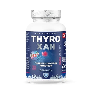 Thyroxan – Benessere della Tiroide – con L-Tirosina, Ashwagandha, Schisandra – Supporto Energia e Metabolismo – 30 Capsule
