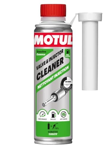 Motul - Detergente Iniettori Benzina - Additivo Curativo per Motori a Benzina - Consumi ed Emissioni Ridotti - Ideale Prima della Revisione - Valve & Injector Cleaner Gasoline - 300 ml
