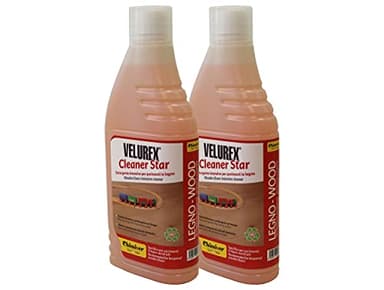 Chimiver Detergente multiuso per la pulizia del parquet verniciato. - VELUREX CLEANER STAR KIT 2 PEZZI | Confezione da 2 flaconi da 1L cad.
