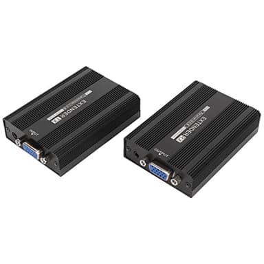 Extender VGA, 1080P 60HZ Long Range 492.1ft 150m USB VGA KVM Extender, Extender Ricevitore Trasmettitore VGA per Monitor Proiettore Portatile (Spina UE)