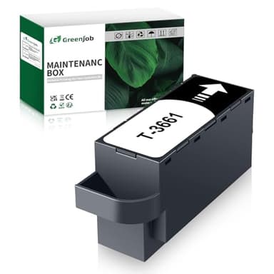 Greenjob Scatola di manutenzione compatibile con Epson T3661 C13T366100 adatto per XP-8500 XP-8505 XP-8600 XP‑8605 XP-8700 XP-15000 XP-6000 XP-6001 XP-6005 XP-6100 XP-6105 XP-970 Stampanti
