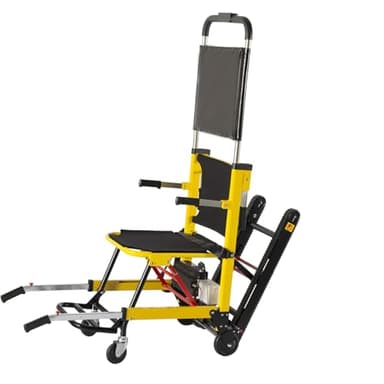 WOLWES Montascale Portatile,Montascale per Anziani,Sedia A Rotelle Elettrica Pieghevole,Montascale Elettrici,Scooter per Disabili,per Scale su E Giù A