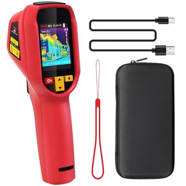 BSIDE HX1 Termocamera Infrarossi Alta Risoluzione 240 x 240 Termocamera Portatile con Frequenza di Aggiornamento 25Hz 15 Palette Colori -4°F a 1022°F per Casa Perdite Acqua Tubi Elettronica