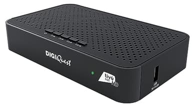 DIGIQUEST Decoder tivùsat Classic Q10 | Ricevitore satellitare HD tivùsat | Mediaplayer, Telecomando 2 in 1 e Smartcard tivùsat inclusa