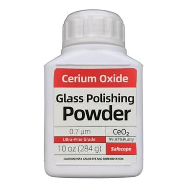284 g (10 oz) di ossido di cerio al 99,97% per la lucidatura del vetro