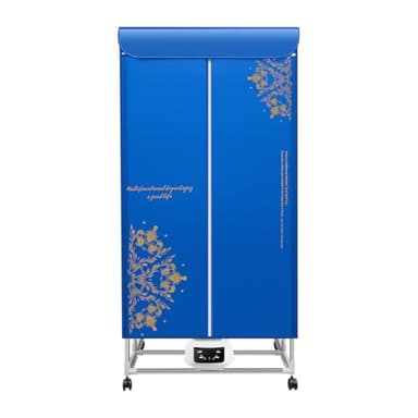 Asciugatrice elettrica da 1500 W, a doppio armadio pieghevole con telecomando e copertura, stendibiancheria elettrico a 3 livelli, grande capacità fino a 30 kg