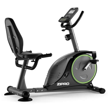 Zipro Cyclette Easy, Fitness Bike Ergometrico, Trainer Magnetico per Bicicletta, Ergometro fino a 150 kg, Bici da Interno, Cyclette per Allenamenti Domestici, Batteria Operata