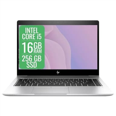 HP EliteBook Pc Portatile Notebook Intel i5 8th, Ram 16Gb, SSD 256Gb, Display da 14", WiFi, BT, Cam, Windows 11 Pro + Libre Office (Ricondizionato)