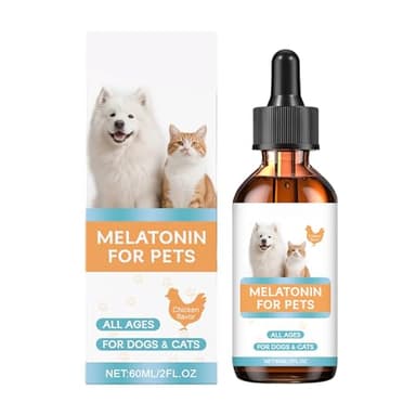 Buerfu Calmante Per Cani,60ml Calmanti Per Sonno E Viaggio Per Cani - Rilassante Antistress Per Cura Domestica Toelettatura | Gattini Miagolio Aggressività Temporale Taglio Unghie Toelettatura Interno