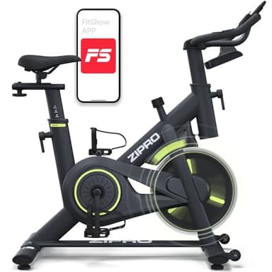 ZIPRO Cyclette da Casa Professionale Bike Camera Bici Meccanica con App Volano LCD Schermo Monitoraggio Capacità di Peso 120kg Silenzio Salvaspazio Resistenza Regolabile – MODO
