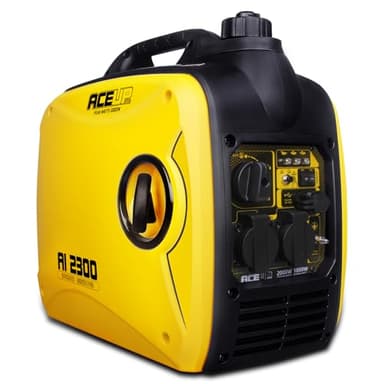 Aceup Energy Generatore di Corrente Inverter 2000 Watt Portatile Silenzioso Generatore a Benzina Elettrico Emergenza con Prese USB e due prese da 230V per uso Domestico Campeggio