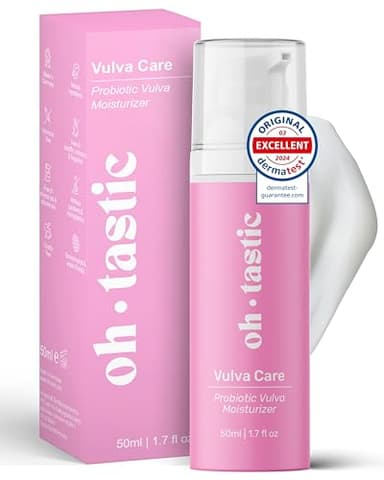 Crema Intima Lenitiva per Prurito, Bruciore e Secchezza Vaginale - Crema Idratante per Donna con Acido Lattico, Gel Vagininale Contro Irritazione - ohtastic (50ml)
