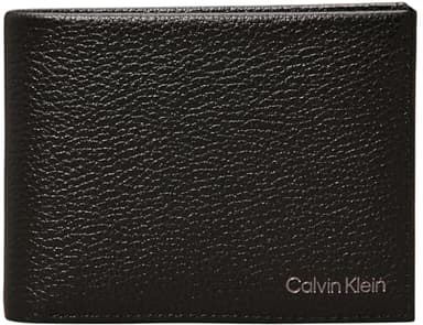 Calvin Klein Uomo Portafoglio Warmth Bifold Piccolo, Nero (Ck Black), Taglia Unica