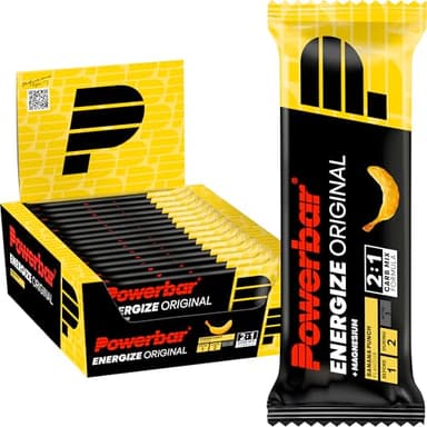 Powerbar - Energize Original - Banana Punch - 15x55g - Barretta energetica ad alto contenuto di carboidrati - magnesio e sodio