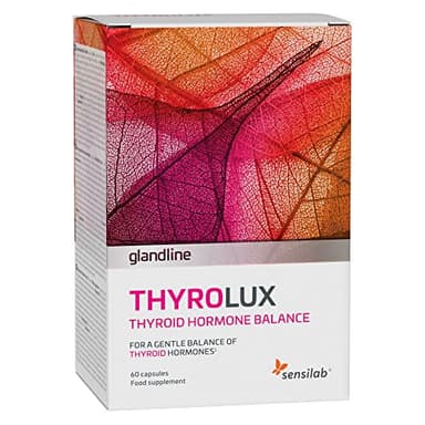 Tiroide - Compresse di iodio - L-tirosina, Iodio, Selenio, Magnesio, Schisandra, Zinco- Nutrienti e minerali di origine vegetale - 60 capsule - Thyrolux Sensilab