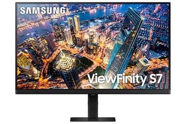 Samsung Monitor ViewFinity S7 (S27D702), Flat, 27'', 3840x2160 (UHD 4K), HDR10, 60Hz, 5ms, HDMI, Display Port, Ingresso Audio, PIP, PBP, Easy Setup Stand
