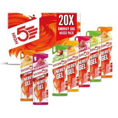 High5 Energy Gel Taster Pack Contenente Gel Con Caffeina - 870 Gr