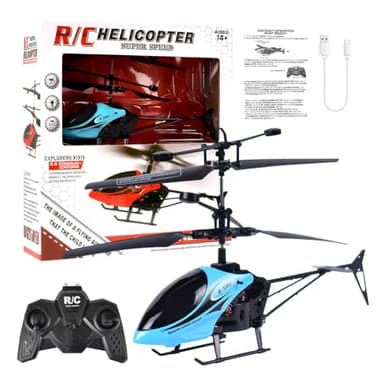 Elicottero Telecomandato,Mini Aereo Telecomandato, Infrarossi Elicottero RC Giocattolo, Aereo Telecomandato per Bambini, Appassionati di Aeroplani Regalo Giocattolo per Bambini 6 7 8 9 10+ Anni, Chris