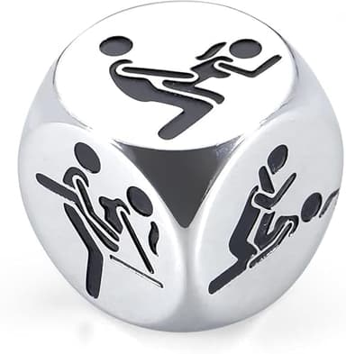 1PC Bedroom games to enhance intimacy,Position Dice Game for Adults Gifts for Couples Bridal Shower Gift for Him Her Men Funny Adult Party Gifts Iron Gift for Husband Wife Boyfriend.