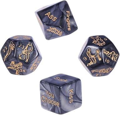 Dadi Gioco di Coppia - Gioco di Coppia da Camera, Regalo Romantico per San Valentino, Luna di Miele e Feste di Addio al Celibato